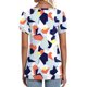 thumbnail image 5 of Puntoco - Camiseta de manga corta con cuello en V para mujer, holgada, informal, de verano Puntoco Puntoco-9021, 5 of 7