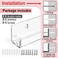 thumbnail image 5 of Transparent Paint Storage Box Wall-Mounted, Miniature Paint Rack, Paint Rack Organizer, Craft Paint Storage Rack, 5 of 7