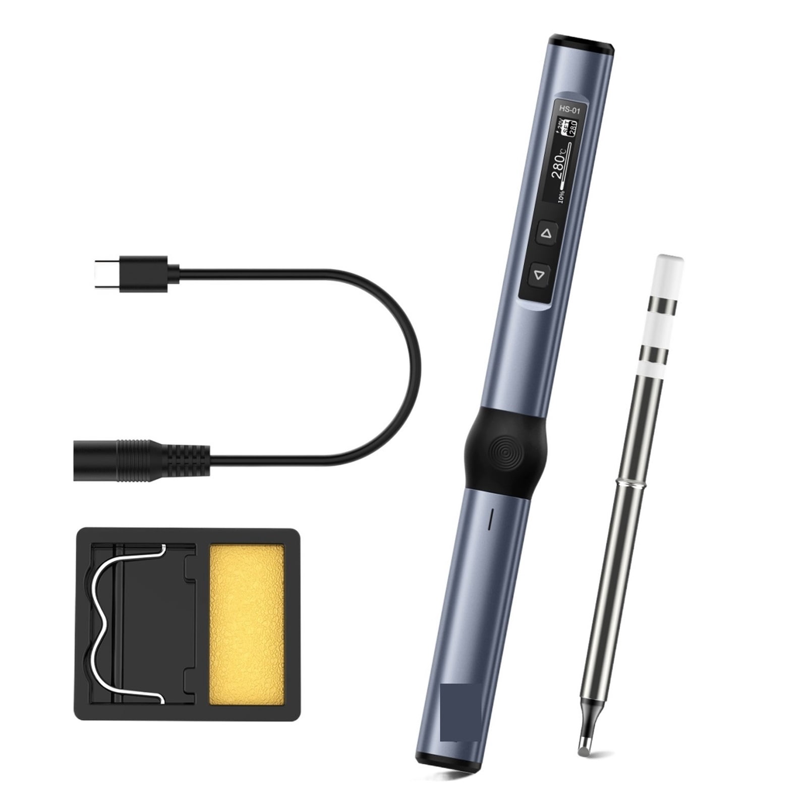 Smart Soldering Station,Electric Soldering Iron,Adjustable Constant Temperature Fast Heat Solder Iron Kit ,Portable