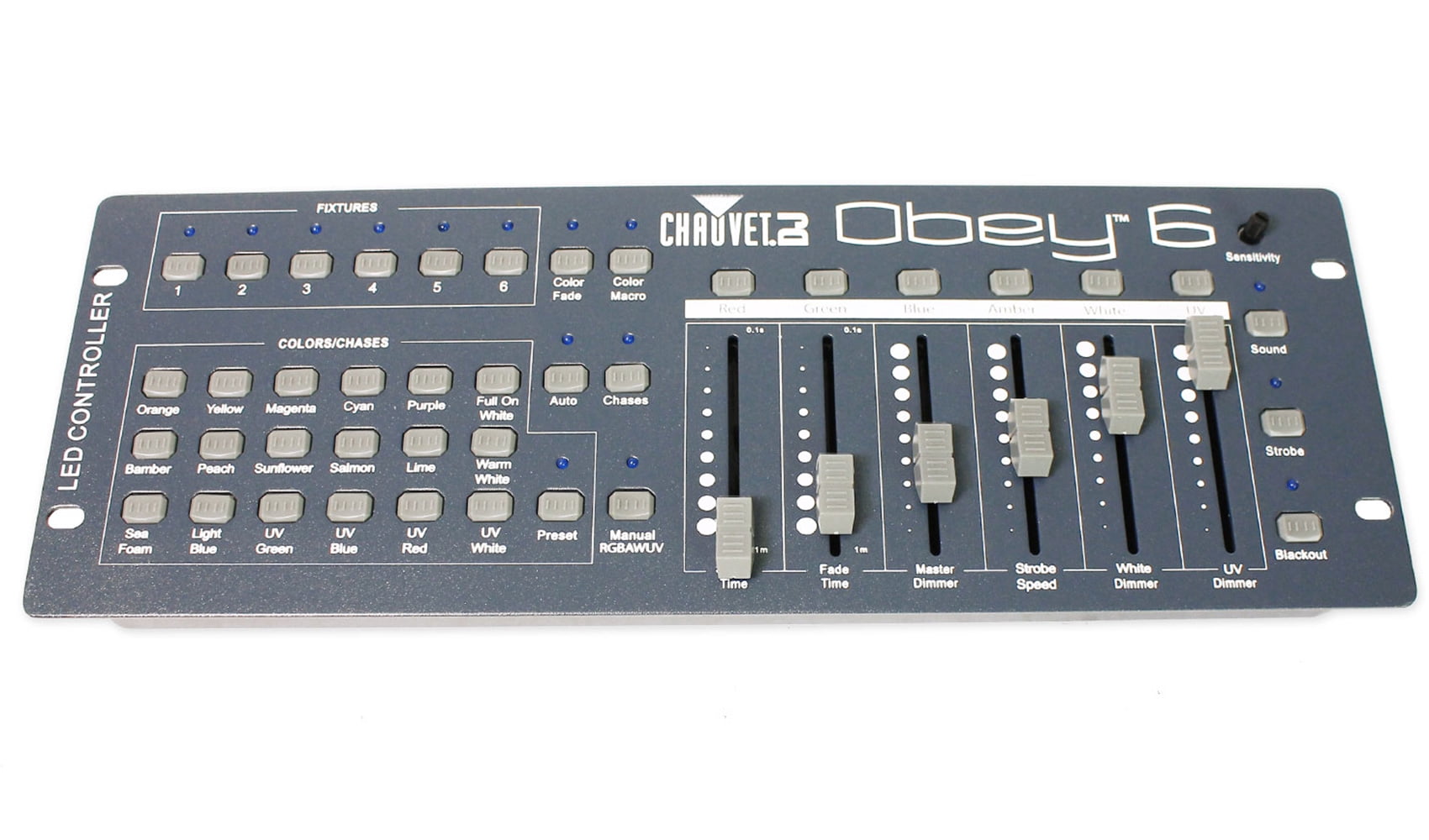 Chauvet DJ 6-Channel DMX MIDI FX Controller, Universal, Black, 3.8 lb