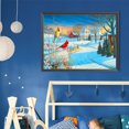 thumbnail image 4 of Pintura de diamante 5D DIY taladro redondo completo dos pájaros en la nieve Kit decoración Hugtrwg Para estrenar, 4 of 9