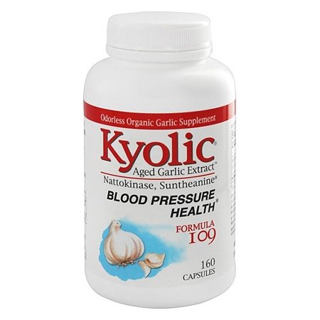 Kyolic Kyolic Aged Garlic Extract Blood Pressure Health Formula I09 - 160 (Best Garlic Pills For High Blood Pressure)