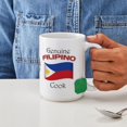 thumbnail image 4 of CafePress - Genuine Filipino Cook Large Mug - 15 oz Ceramic Large White Novelty Mug, 4 of 6