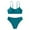 Mint Green, variant on Swimsuits For Girls Girls Multi Color Strapless Swimsuit Little Cute Bikini For Big Kids Sport Outfits Bu1 11 Years-13 Years