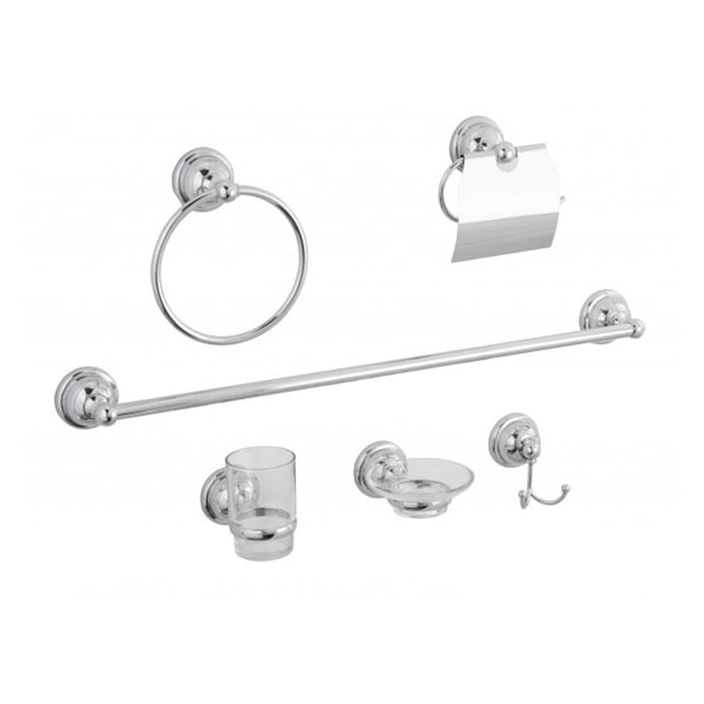 Juego De Accesorios Para Baño Dica 6 Piezas 2600