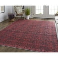 thumbnail image 4 of 10' X 14' Red And Black Floral Power Loom Area Rug, 4 of 10