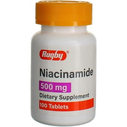 Rugby Niacinamide Dietary Supplement, 100 Ct