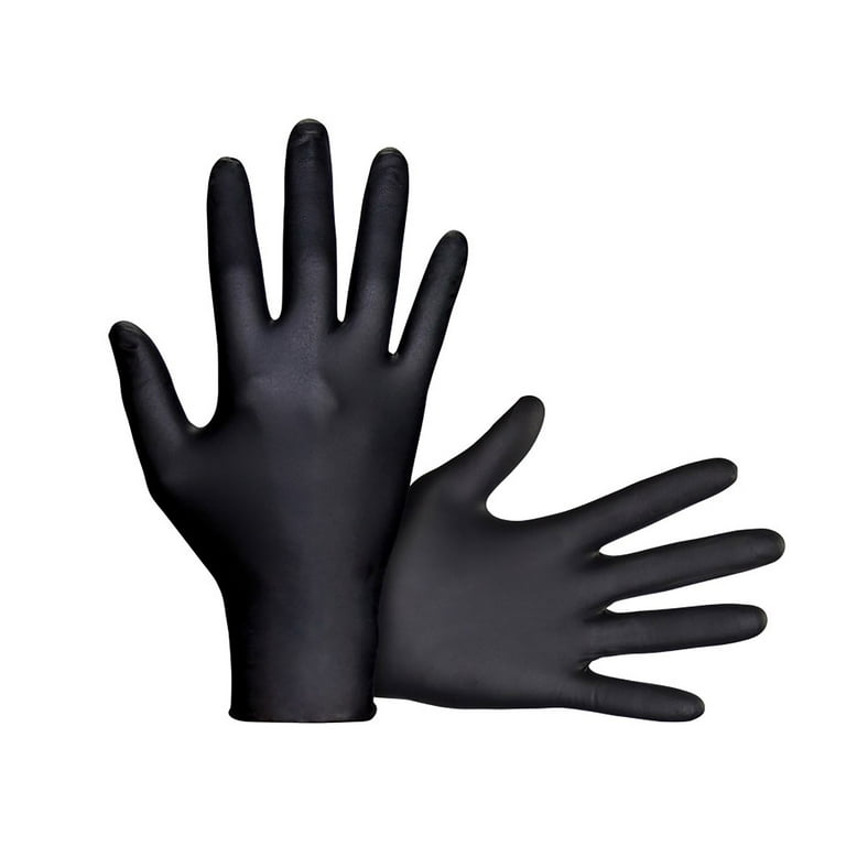 RAVEN 66520, 7 mil Nitrile Exam Grade Gloves, Powder Free, Size