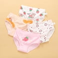 thumbnail image 2 of Akiihool Rubber Underwear for Potty Training Baby Girls Diaper Covers Ribbed Ruffle Solid Triangle Baby Girl Shorts Summer Toddler Underwear (Red,6-8 Years), 2 of 4