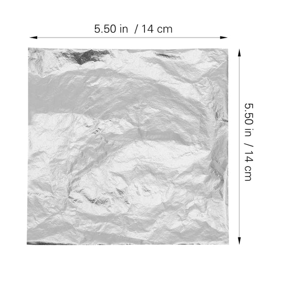 RENACLIPY 100 Pack Leaf Foil Sheets for Art Crafts, Furniture Decoration, Scrapbooking, and Home Projects