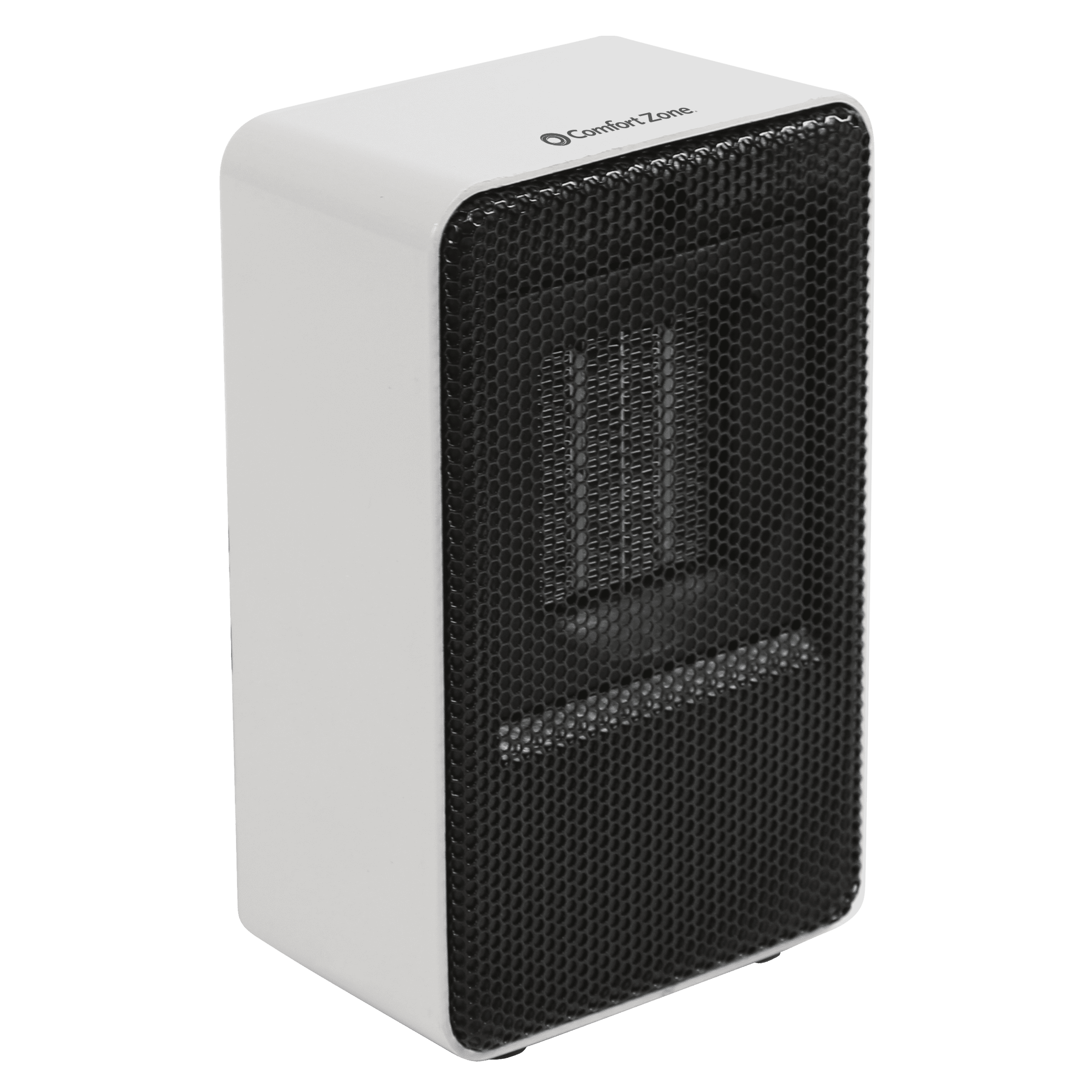 Comfort Zone 250-Watt Personal Ceramic Fan-Forced Desktop Heater, White -  Walmart.com