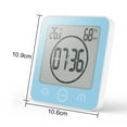Bathroom Shower Clock Digital Clock Timer Large LCD Display Touch