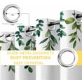 thumbnail image 4 of Fsddascl Eucalyptus Leaves Blackout Curtains for Bedroom/Living Room, Thermal Insulated Kitchen Curtains, Spring Pastoral Botanical Leaf Watercolor Grommet Darkening Window Treatment Drapes 52"x63"x2, 4 of 6