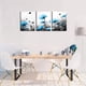 thumbnail image 3 of Abstract Gold Leaf Wall Art Modern Canvas Pictures Minimalism Contemporary Abstract Plants Artwork For Bedroom Bathroom30x40cm, 3 of 4