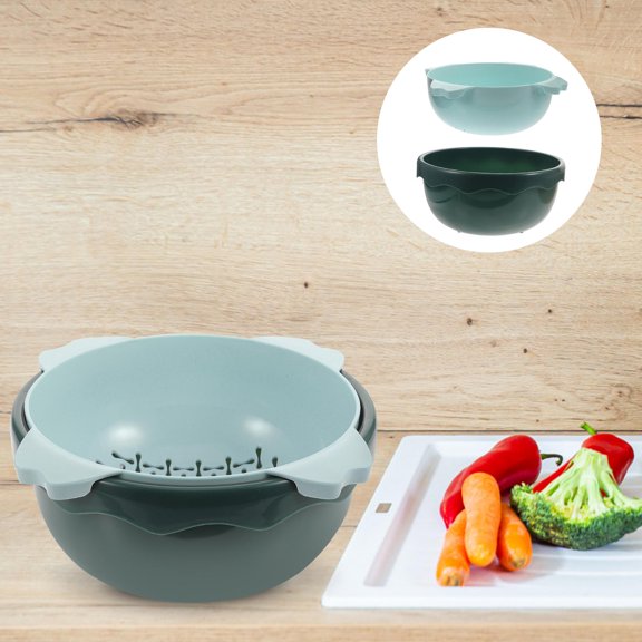MOKKHNB Kitchen Basket for Washing, Draining, and Storing Fruits & Vegetables - Fruit Vegetable Colander