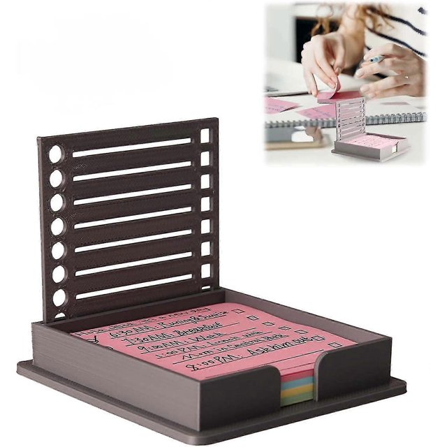Porta notas adhesivas ZHAOCHENG con plantilla dispensador compatible con Post-It 3x3
