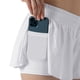 thumbnail image 3 of Faldas de tenis 2 en 1 para mujer pantalones cortos elásticos de LICRA para correr para caminar y hacer ejercicio, 3 of 9