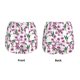 thumbnail image 3 of Balery Orchids Flowers Pantalones cortos deportivos para mujer con forro y dos bolsillos, elásticos, para entrenamiento, gimnasio, yoga-Medium, 3 of 7