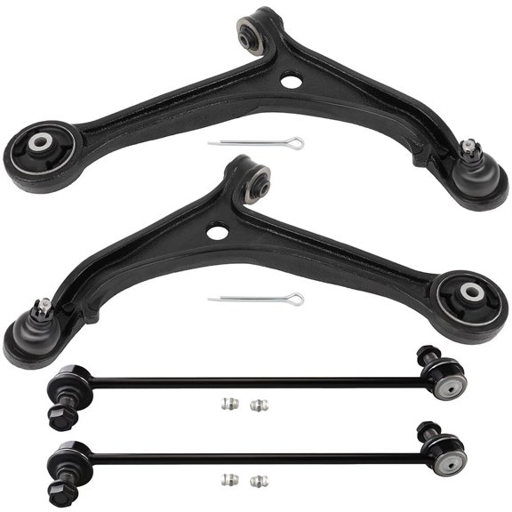 SCITOO 4pcs Front Suspension Kit Lower Control Arm w/ Ball Joint Sway Bar End Link Fit 2005 2006 2007 2008 2009 2010 For Honda Odyssey