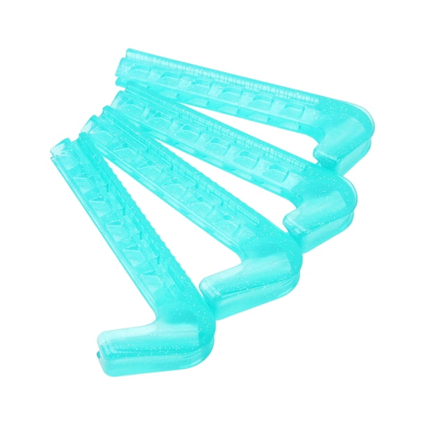 2 Pares Protectores de Patines Cubiertas de Cuchillas de Patines de Hielo Portátiles Protector de Cuchillas de Patines de Hielo Ajustable para Patines de Hockey Patines artísticos Patines de Hielo Az