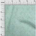 thumbnail image 2 of oneOone Cotton Flex Light Mint Green Fabric Dot Dress Material Fabric Print Fabric By The Yard 40 Inch Wide, 2 of 4