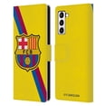 thumbnail image 1 of Head Case Designs Officially Licensed FC Barcelona 2019/20 Crest Kit Away Leather Book Wallet Case Cover Compatible with Samsung Samsung Galaxy S21+ 5G, 1 of 6