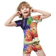thumbnail image 4 of Finding Nemo Boys 2-Piece Swimsuit Set, Short Sleeve Rash Guard & Swim Trunks, 4 of 7
