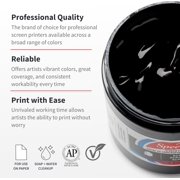 Speedball Permanent Acrylic Screen Printing Ink, 8 oz., Black