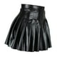 thumbnail image 1 of Falda plisada de poliuretano de cintura alta para mujer - Falda corta elástica para verano - Ropa informal para el día a día en tallas S-XXL, 1 of 7