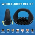 thumbnail image 4 of Electric Deep Tissue Massager, 3-Speed Rolling Percussive Muscle Roller with Hands-Free Base - Rechargeable Portable Massage for Legs, Back, Shoulders - Recovery Tool for Athletes & Runners, 4 of 9