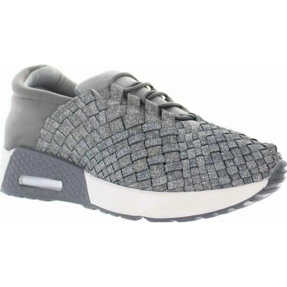 Women's Bernie Mev Best Tori Bungee Sneaker Size 41 Heather Grey (Run Small by one Size)