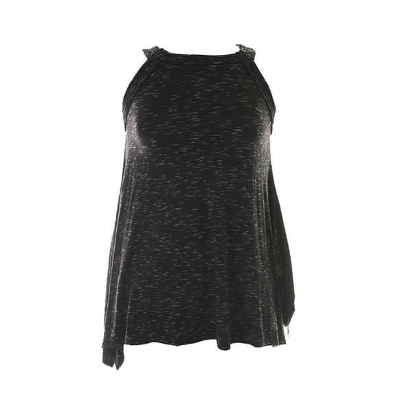 Studio M Womens Black Streaky Jersey Tank XS