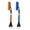 Orange, Blue, variant on EcoNour 57" Detachable Snow Brush with Ice Scraper for Car Windshield and Window | 4-in-1 Design, Scratch-Free Bristles, EVA Foam Grip | Perfect Snow Accessories for SUVs, Trucks, and Jeeps