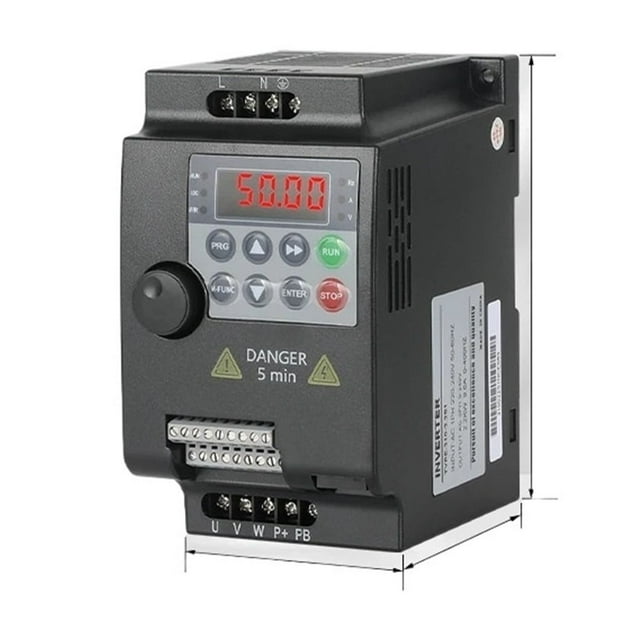 AC VFD 1-phase 220V/3Ph 380V Input To 3ph Output 220V/380V 0.75/1.5/2.2/4/5.5KWfrequency Converter Inverter For Control Motor ,Clear Interface