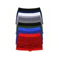 thumbnail image 5 of ToBeInStyle Boy's Pack of 6 Assorted Print Seamless Boxer Briefs - Thin Stripes - Small, 5 of 7