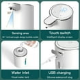 thumbnail image 5 of Automatic Liquid Soap Dispenser Rechargeable Electric Soap Dispenser Touchless Soap Dispenser With 4 Adjustable Levels 4 Power Indicators Hands Free Auto Soap Dispenser, 5 of 9