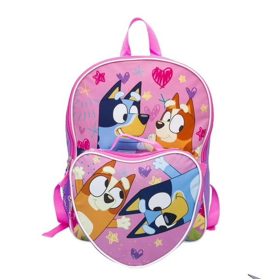Bluey Pink Friends Backpack And Detachable Lunch Kit, 88900