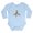 Sky Blue, variant on CafePress - Christmas Budgie Long Sleeve Infant Bodysuit - Long Sleeve Cotton Baby Bodysuit