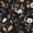 Black/Gold/White, variant on Wallpaper Peel and Stick Black Floral Peel and Stick Wallpaper Removable Wall Paper Dark Floral Wall Paper for Bedroom Colset Accent Walls Waterproof Self Adhesive 17.5 x 118In