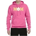 thumbnail image 2 of Wild Bobby, Mom Daisy Mother's Day Unisex Hoodie Sweatshirt, Neon Pink, XX-Large, 2 of 6