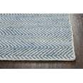 thumbnail image 3 of Gatney Rugs Meridian Area Rug EG9638 Blue Chevron Striped 3' x 5' Rectangle, 3 of 3