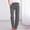 Gray, variant on BILIKEYU Women's Cotton Linen Solid Color Casual Wide Leg Long Pants, Womens Pants Trendy, Casual Pants for Women, Jogging Pants for Women