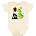 thumbnail image 3 of Inktastic 1st Birthday Dinosaur 1 Year Old Boy Boys or Girls Baby Bodysuit, 3 of 5