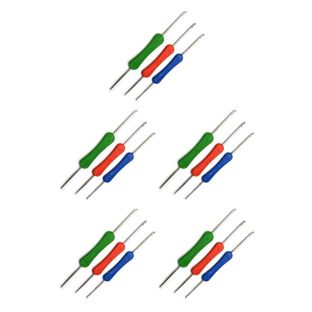 Kenally 1 Juego de ganchos de ganchillo, suministros de costura para manualidades trenzadas portátiles, accesorios para el hogar, herramientas Tipo 1 5piezas