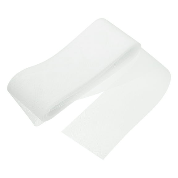 25 Yards Stiff Horsehair Braid 4 Inch Wide for Polyester Boning Sewing Wedding Dress Dance Formal Dress Accessories, White