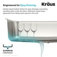 thumbnail image 6 of KRAUS Premier 15-inch 18 Gauge Undermount Single Bowl Stainless Steel Kitchen Bar Sink, 6 of 9