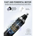 thumbnail image 5 of Nose Hair Trimmer for Men and Women,2025 Professional Painless IPX7  Eyebrow & Facial Hair Trimmer,USB Rechargeable with LED Display Dual-Edge  for Smoother ,, 5 of 7