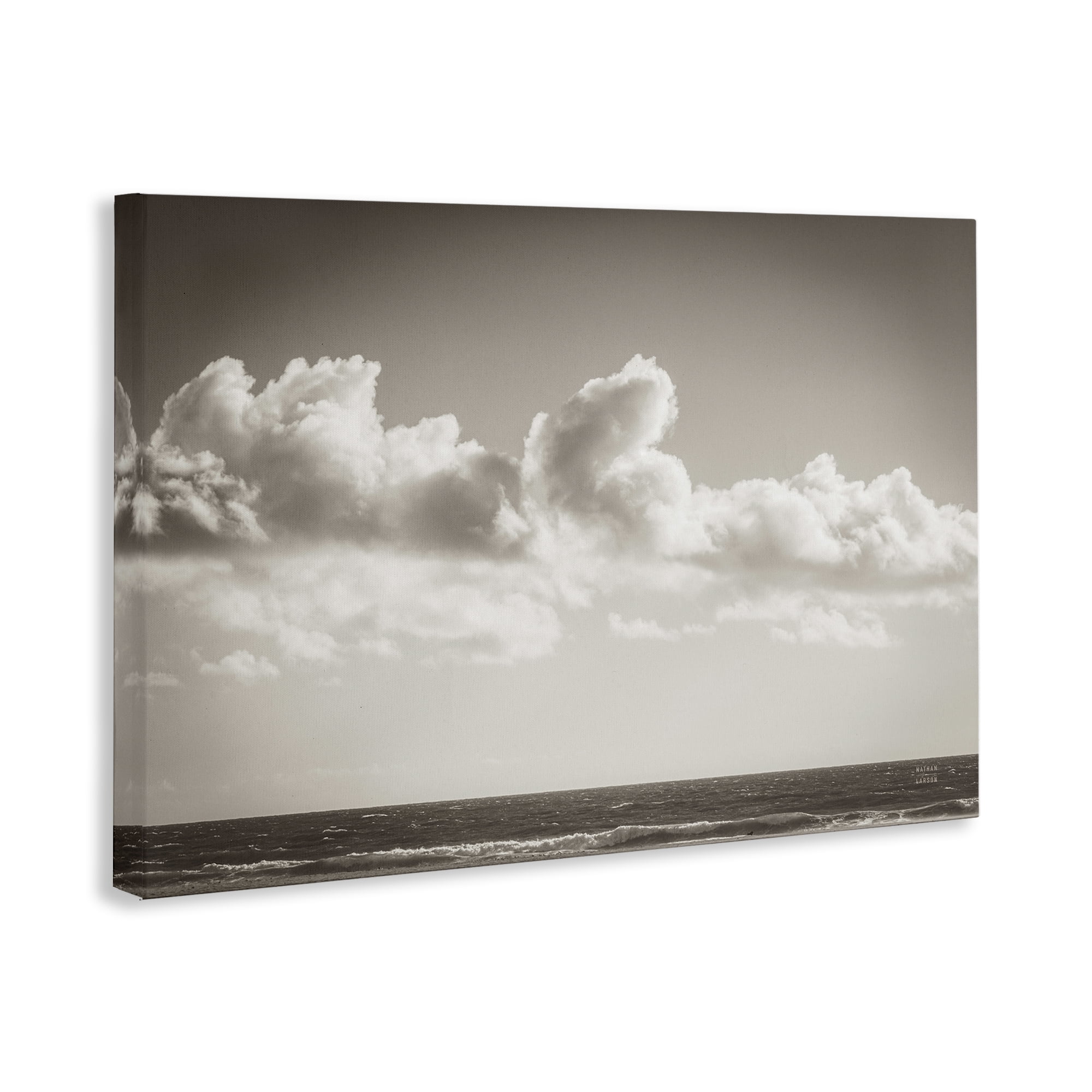 Stupell Industries Clouds over Venice Beach Landscape & Nature Photography Wrapped Canvas Art Print Wall Art, 24 x 16