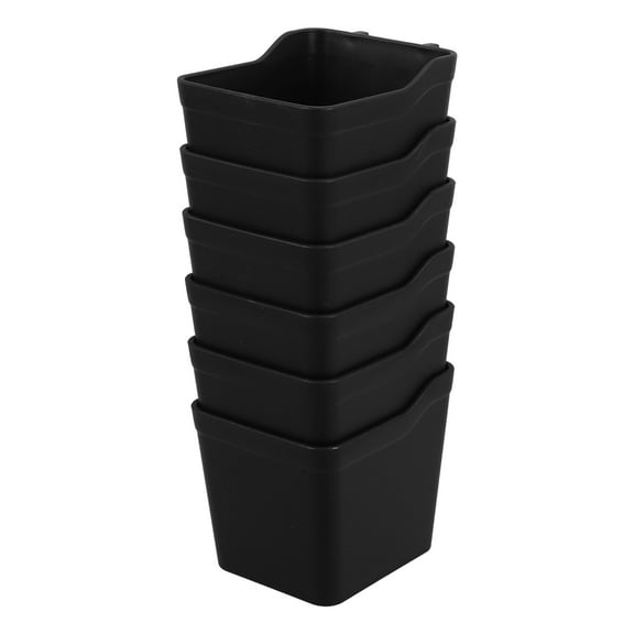 HOMEMAXS 6pcs Pegboard Bins Garage Workbench Organizing Cups Pegboard Storage Organizer