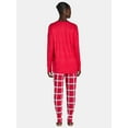 Jaclyn Women's Print Holiday Sleep Tee and Jogger Pants Pajama Set, 2